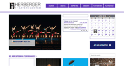 Desktop Screenshot of herbergertheater.org